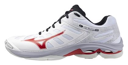 Mizuno Wave Voltage 2 Ανδρικά Βόλεϊ Λευκό / Κόκκινο / Γκρι