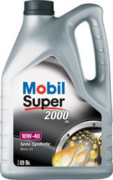 Mobil Ημισυνθετικό Λάδι Αυτοκινήτου Super 2000 X1 10W-40 A3/B3 για κινητήρες Diesel 5lt