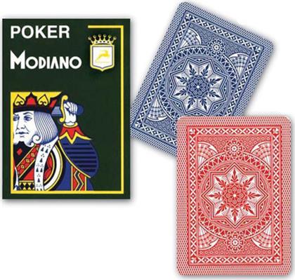 Modiano Cristallo Τράπουλα Πλαστικοποιημένη για Poker Μπλε από το Plus4u