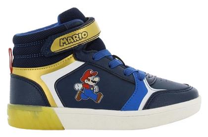 Modum Παιδικά Sneakers High Super Mario με Φωτάκια για Αγόρι Μπλε από το Pitsiriki