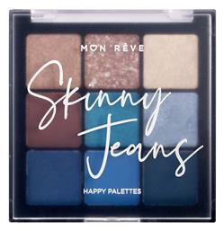 Mon Reve Skinny Jeans Happy Palettes 5 Παλέτα Σκιών Ματιών 15gr