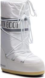 Moon Boot Nylon Γυναικείες Μπότες Χιονιού Λευκές