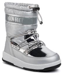Moon Boot Παιδικές Μπότες Χιονιού για Κορίτσι Ασημί Soft