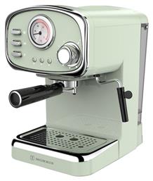 Morris R20807EMG Μηχανή Espresso 1100W Πίεσης 20bar Πράσινη