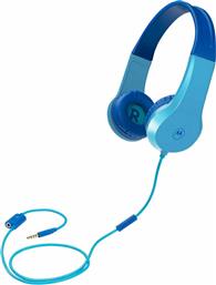 Motorola Moto JR200 Ενσύρματα On Ear Παιδικά Ακουστικά Μπλε
