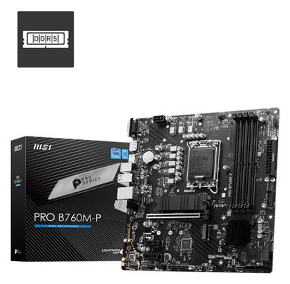 MSI Pro B760M-P Motherboard Micro ATX με Intel 1700 Socket