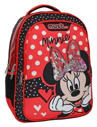 Must Minnie Τσάντα Πλάτης Δημοτικού Κόκκινη 25lt 000563420 από το BlablaToys