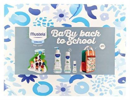 Mustela Baby Back to School Σετ Περιποίησης Hydra Bebe Body Lotion - Γαλάκτωμα Σώματος, 300ml & 50ml & Gentle Cleansing Gel - Τζελ Καθαρισμού για Σώμα & Μαλλιά, 2 x 200ml & ΔΩΡΟ Backpack από το Pharm24