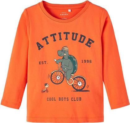Name It Παιδική Χειμερινή Μπλούζα Μακρυμάνικη Πορτοκαλί από το Spartoo