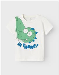 Name It Παιδικό T-shirt Jet Stream OffWhite από το Modivo