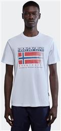 Napapijri Ανδρικό T-shirt Κοντομάνικο Λευκό από το Altershops