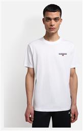 Napapijri Ανδρικό T-shirt Λευκό με Λογότυπο