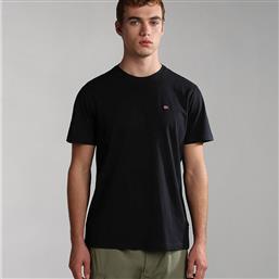 Napapijri Ανδρικό T-shirt Μαύρο με Λογότυπο NP0A4H8D041