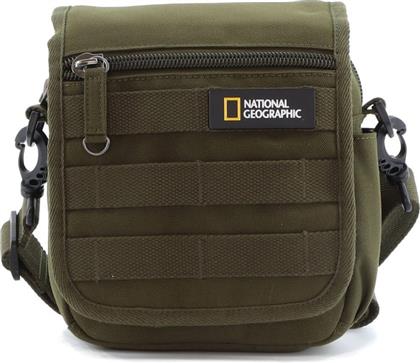 National Geographic Ανδρική Τσάντα Ώμου / Χιαστί σε Χακί χρώμα από το Brandbags