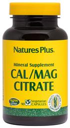 Nature's Plus Cal/Mag Citrate 90 φυτικές κάψουλες