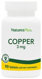 Nature's Plus Copper 3 mg 90 ταμπλέτες από το Pharm24