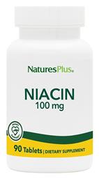 Nature's Plus Niacin Βιταμίνη 100mg 90 ταμπλέτες από το Pharm24