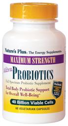 Nature's Plus Probiotics Ultra με Προβιοτικά και Πρεβιοτικά 60 φυτικές κάψουλες από το Pharm24