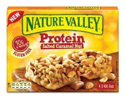 Nature Valley Μπάρες με 10gr Πρωτεΐνης & Γεύση Salted Caramel Nut 4x40gr Κωδικός: 16038710