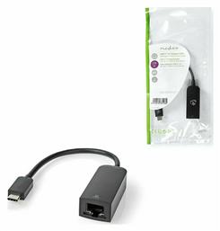 Nedis CCGP64952BK02 USB-C Αντάπτορας Δικτύου για Ενσύρματη σύνδεση Gigabit Ethernet από το e-shop