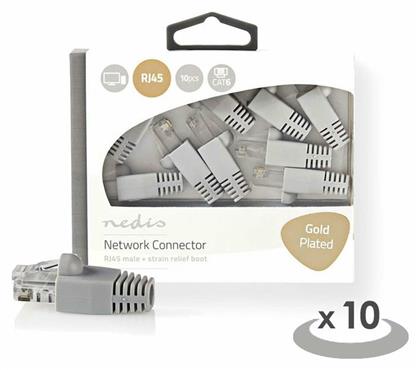 Nedis Network Connector Set RJ45 Male Cat6 10τμχ Grey από το Public