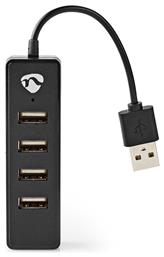 Nedis USB 2.0 Hub 4 Θυρών με σύνδεση USB-A