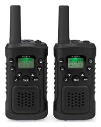 Nedis Walkie Talkie με Μονόχρωμη Οθόνη Σετ 2τμχ