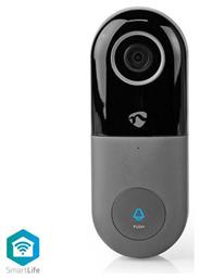 Nedis Wi-Fi Smart Video Doorbell Ασύρματο Κουδούνι Πόρτας με Κάμερα και Wi-Fi