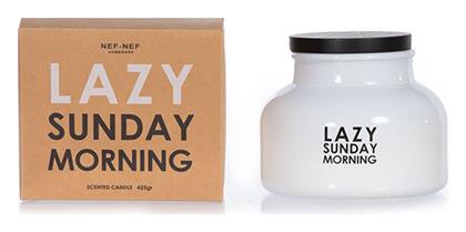 Nef-Nef Homeware Αρωματικό Κερί Lazy Sunday Morning σε Βάζο Λευκό 425gr από το Designdrops