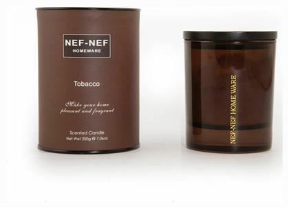 Nef-Nef Αρωματικό Κερί Παραφίνης σε Βάζο Tobacco 70 ωρών 200gr