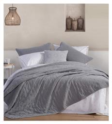 Nef-Nef Homeware Eydis Κουβερλί Υπέρδιπλο Βαμβακερό Grey 230x240cm