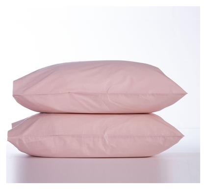 Nef-Nef Homeware Basic Σετ Μαξιλαροθήκες με Φάσα 52x72εκ. 1011 Pink