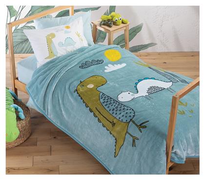 Nef-Nef Homeware Κουβέρτα 160x220εκ. Dino Dragon time