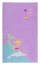 Nef-Nef Homeware Mermaid Having Fun Παιδική Πετσέτα Θαλάσσης Λιλά 120x70εκ. από το Spitishop