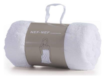 Nef-Nef Homeware Πετσέτα Σώματος Sandy 80x146εκ. Λευκή