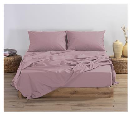 Nef-Nef Homeware Σεντόνι Υπέρδιπλο με Λάστιχο 160x200+30εκ. Basic 1213-amethyst