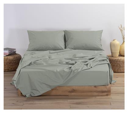 Nef-Nef Homeware Σεντόνι King Size με Λάστιχο 180x200+35εκ. Basic Mint