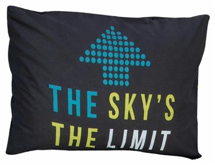 Nef-Nef Homeware Sky Is The Limit Παιδική Μαξιλαροθήκη από 100% Βαμβάκι 52x72εκ. Petrol