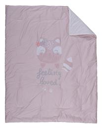 Nef-Nef Homeware Βρεφικό Κουβερλί Lovely Fox 110x140cm Pink