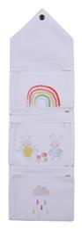 Nef-Nef Homeware Βρεφικό Πανό Τοίχου Over The Rainbow Λευκό από το Spitishop