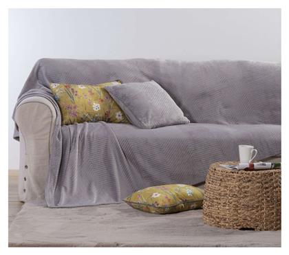 Nef-Nef Homeware Ριχτάρι Τριθέσιου Καναπέ Dakari 180x300εκ. Grey