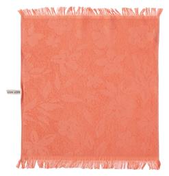 Nef-Nef Homeware Valia Coral Ποτηρόπανο από 100% Βαμβάκι Κοραλί 50x50cm