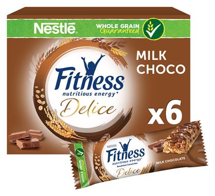 Nestle Fitness Delice Μπάρα Δημητριακών με Σοκολάτα Γάλακτος (6x22.5gr) 135gr Κωδικός: 16038664