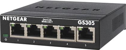 NetGear GS305 v3 Unmanaged L2 Switch με 5 Θύρες Gigabit (1Gbps) Ethernet