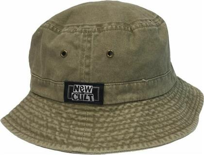 NEW CULT Καπέλο BUCKET HAT Khaki από το New Cult