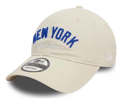 New Era Adult Mlb Wordmark 9twenty New York Yankees Cap Εκρού 60503495 New Era