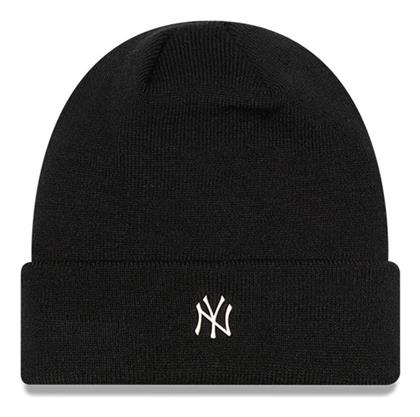 New Era York Yankees Metallic Beanie Ανδρικός Σκούφος Πλεκτός σε Μαύρο χρώμα