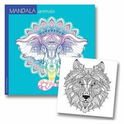 Next Βιβλίο Ζωγραφικής Mandala Animals 36 Φύλλα 23x23εκ.