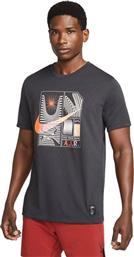 Nike A.I.R. Ανδρικό T-shirt Μαύρο με Στάμπα
