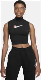 Nike Γυναικεία Μπλούζα Αμάνικη Μαύρη από το Spartoo